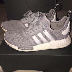 Adidas NMD R1 Light Gray Stripe Boost Sole Size 9